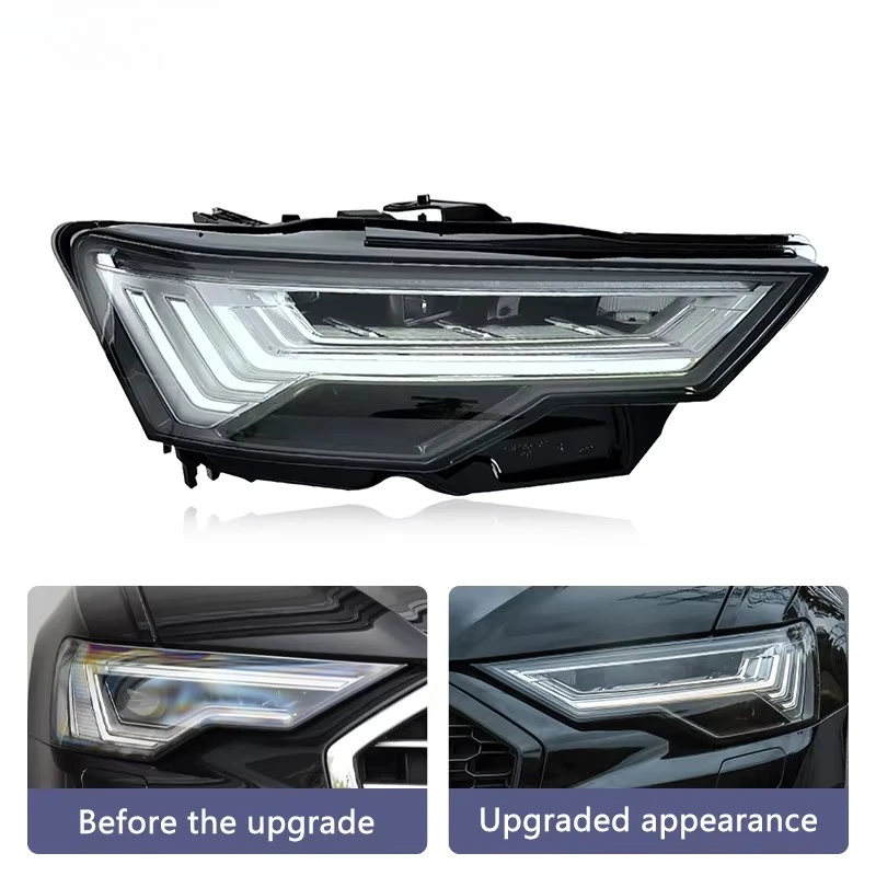 

JUSHUN Headlamp Assembly for i A6 C8 2019-2023 Headlight LED Projetor Head Lamp Daytime Running Light Car Accessories