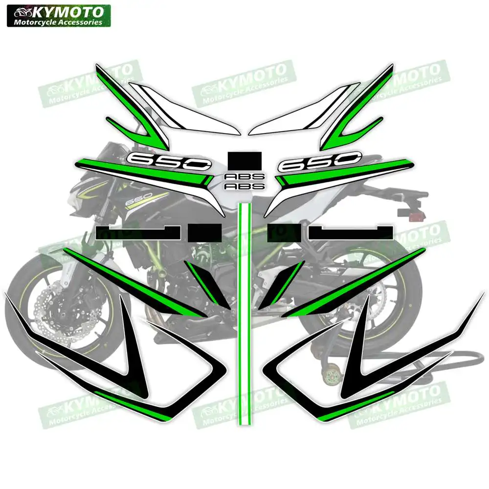 

Motorcycle accessories decals fairing stickers full vehicle protection decoration suitable for Z650 ER650 Z 650 ER 650