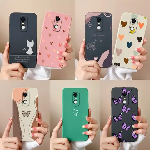 For Redmi 5 Plus Phone Cases For Redmi Note 5 Cute Liquid Silicone Camera Protection Back Covers For Redmi 5Plus Note5 Funda