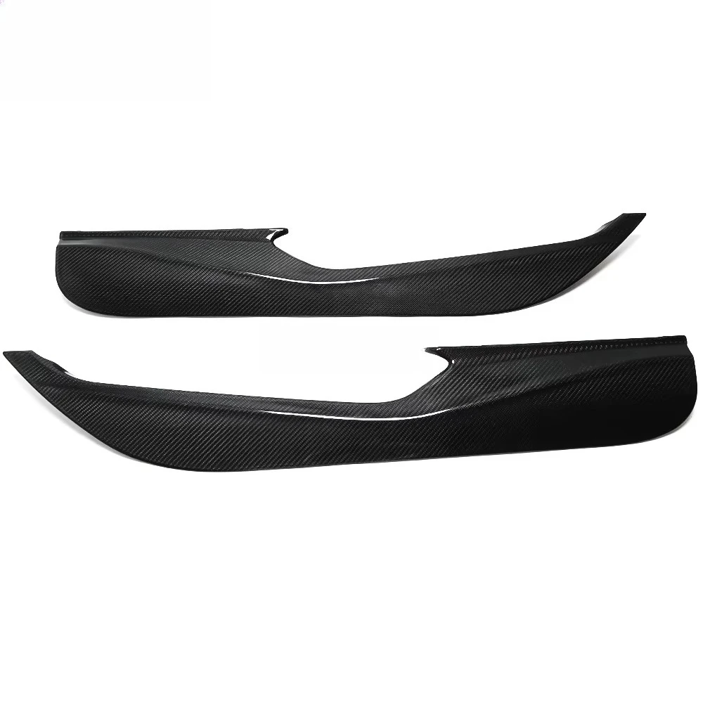 For C8 Z51 Z06 2020-2023 Real Carbon Fiber Interior Panels Anti-kick Stickers Auto Parts