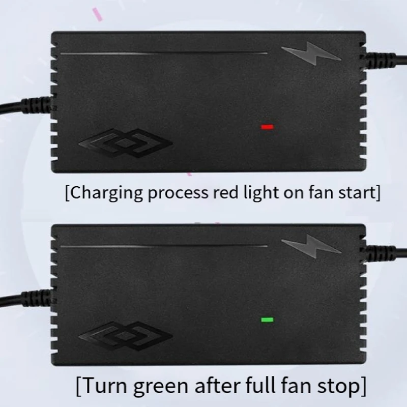 14.6V 10A Lifepo4 Battery Charger For 12.8V 4S Scooter Car Solar Energy Storage Charger With Fan DC 5.5X2.5Mm Easy Install