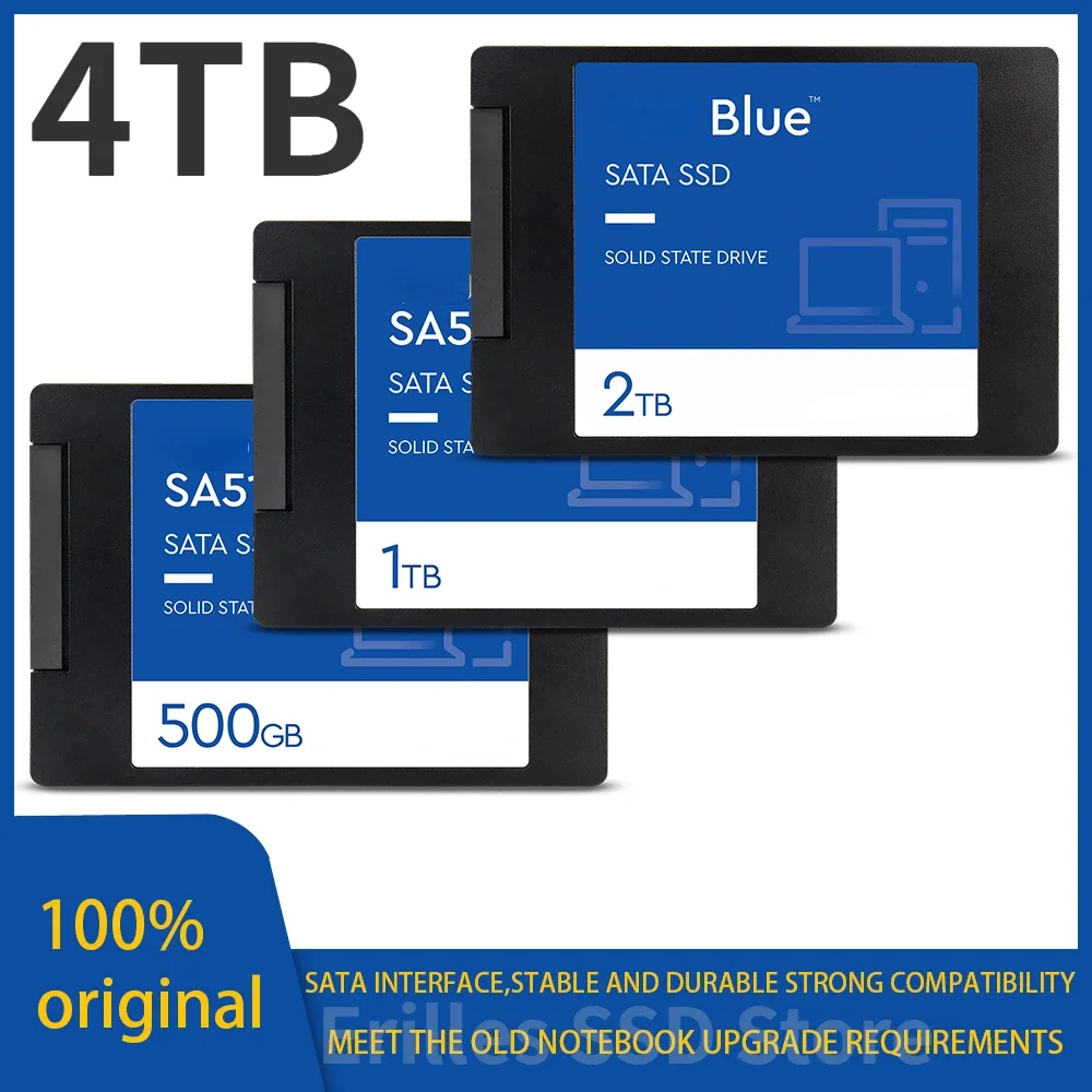 

Original SSD SA510 Blue 500GB 1TB 2TB 4TB SSD 2.5"SATA III Internal Solid State Drive Up to 560 MB/s For Desktop Laptop PC