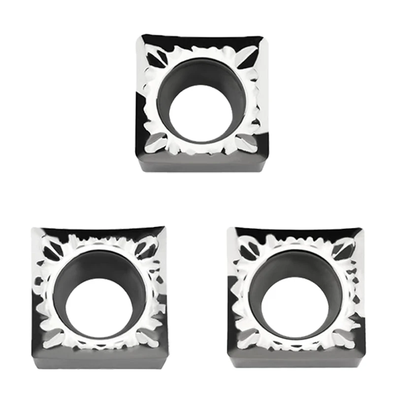 KaKarot ใส่คาร์ไบด์10Pcs SCMT09T302 SCMT09T304 SCMT09T308 AK อลูมิเนียมหมุนเครื่องมือ CNC Cutter
