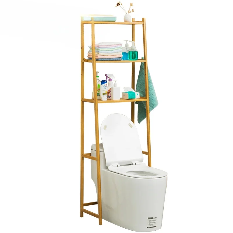 Wooden Horse Toilet Toilet Shelf Bathroom Accessories Complete Collection Laundry Hair Dryer Economically