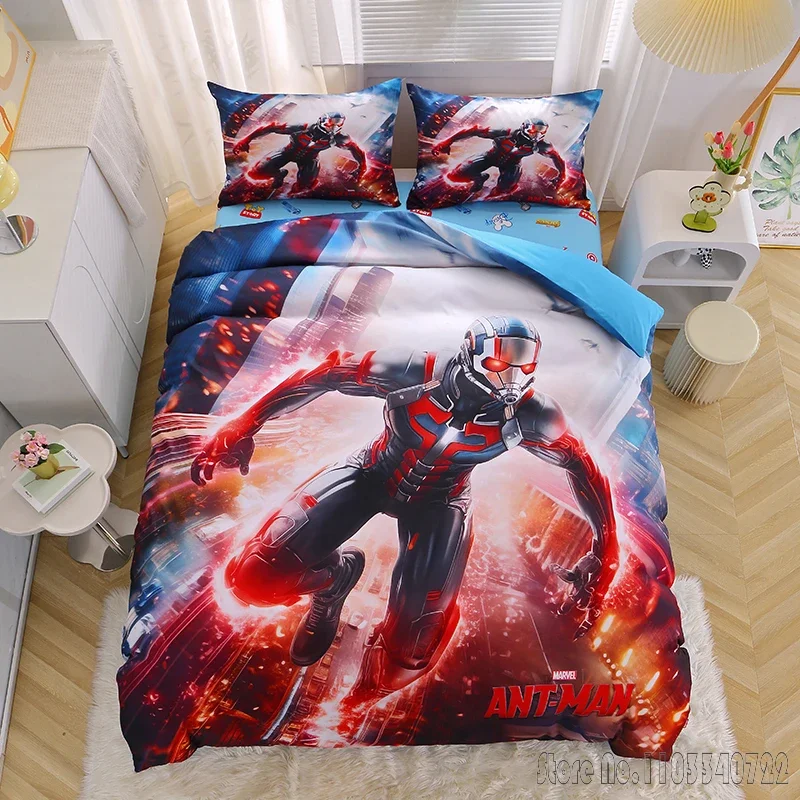 Ensembles de literie Anime Avengers pour enfants, Groot, Venom, Black Panther, Doctor Strange, housse de athlon, couette pour enfants, literie, décor de chambre