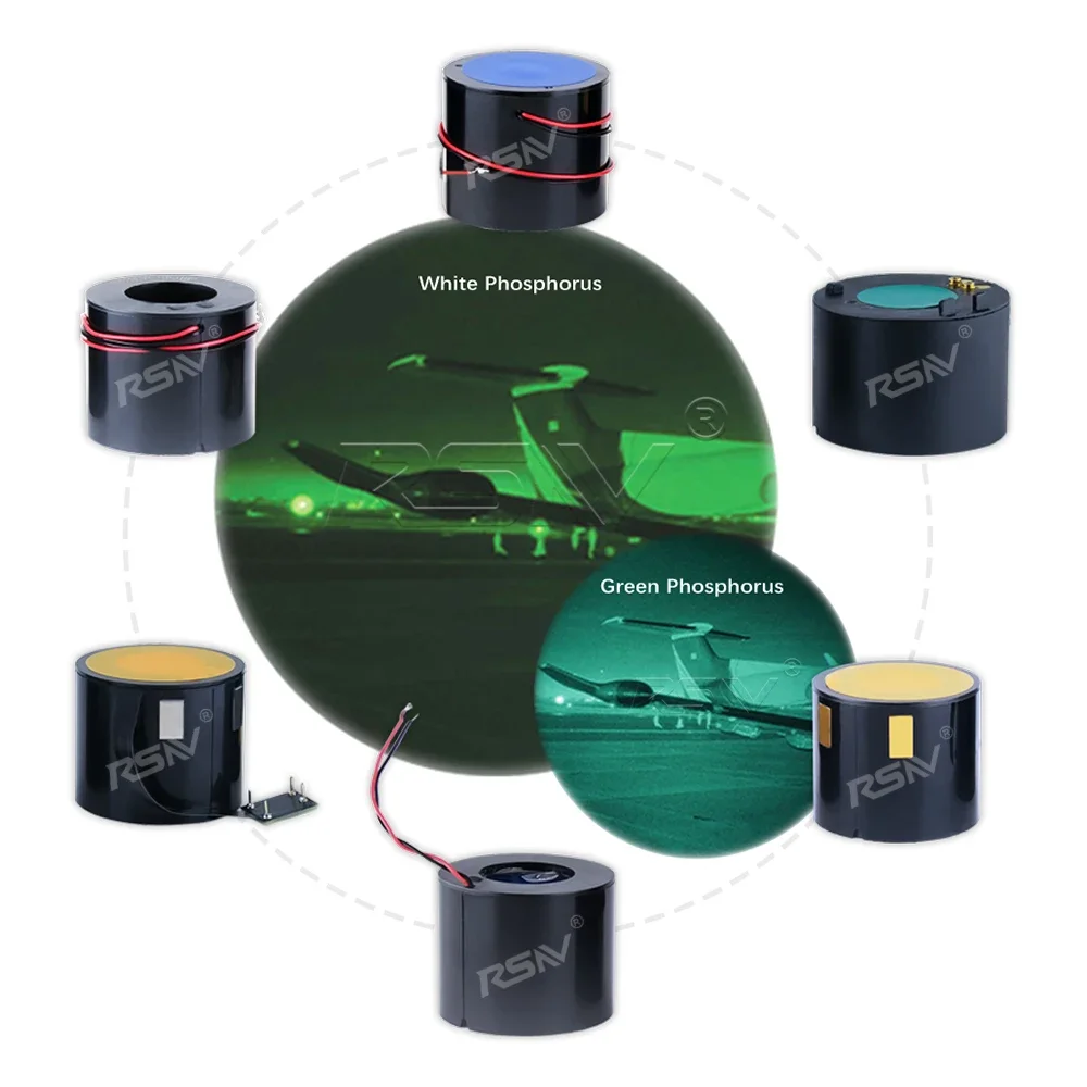 RSNV Aangepaste opties Gen 2+ Mx10160 Wit/Groen Fosfor FOM1400 Beeldversterkerbuis voor PVS14 PVS31 GPNVG18