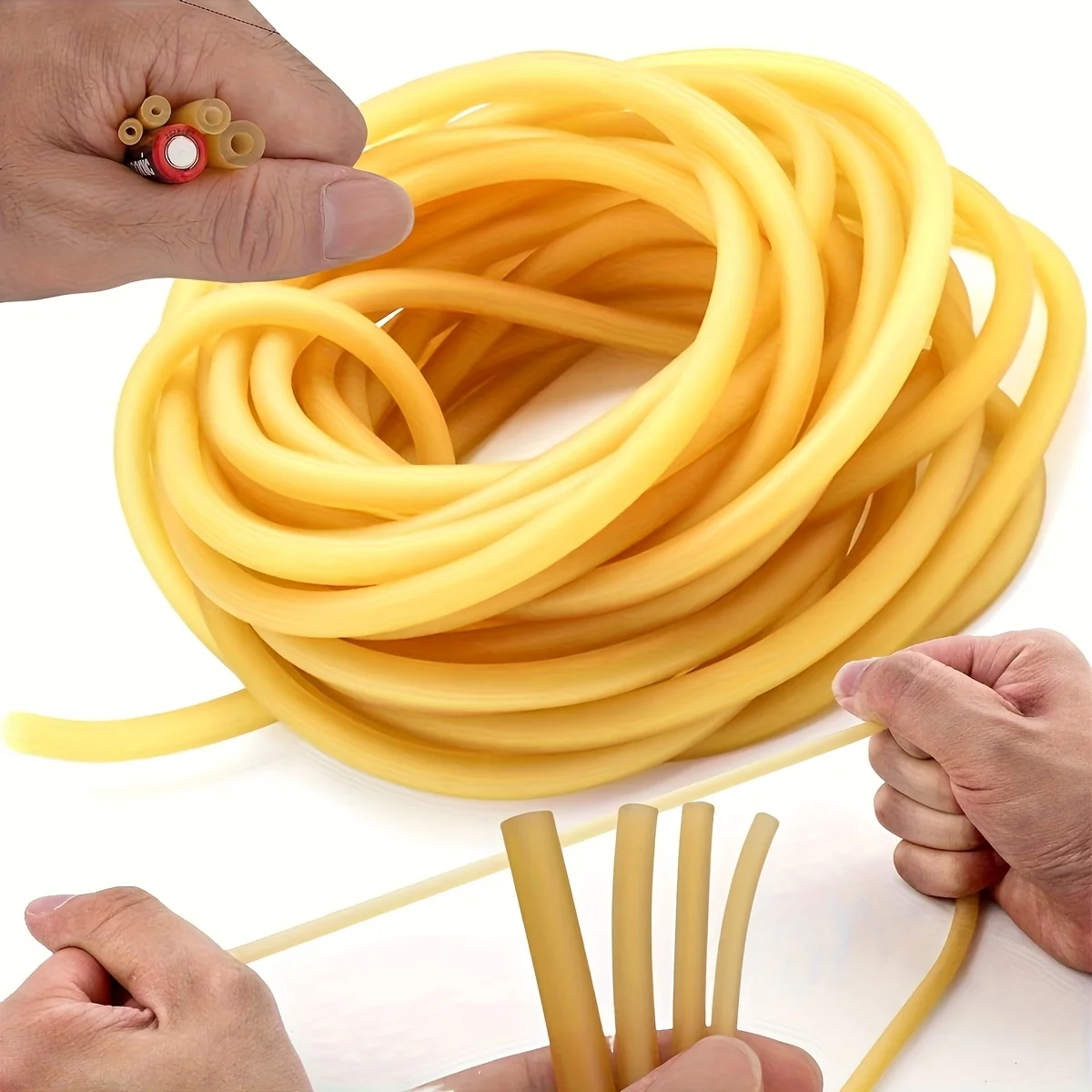 39.37 inches/59 inches natural latex tubing - High elastic, soft texture, soft material multiple sizes S to XXXL