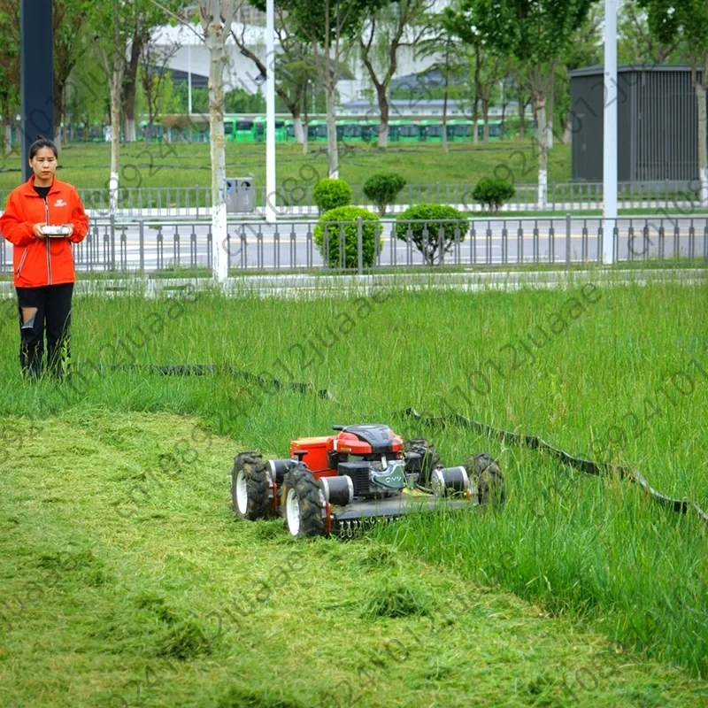 New Design Remote Control Robot Lawn Mower Multi Purpose Rc Lawn Mower For Farmer