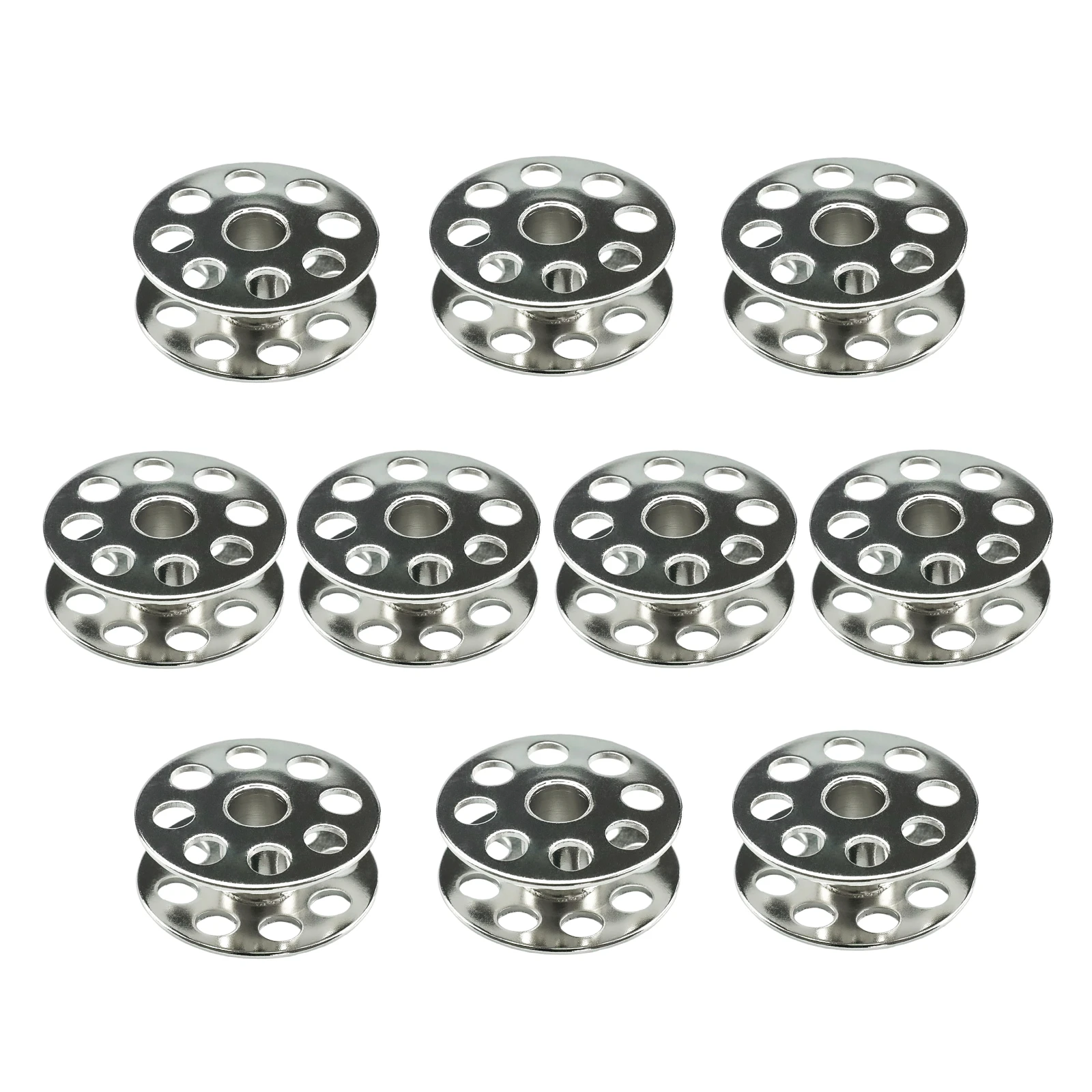 10 PCS 18034 Large M Type Steel Bobbin Fit Walking Foot Top and Bottom Feed Sewing Machine Typical 0302 0303 Consew 205RB 206RB