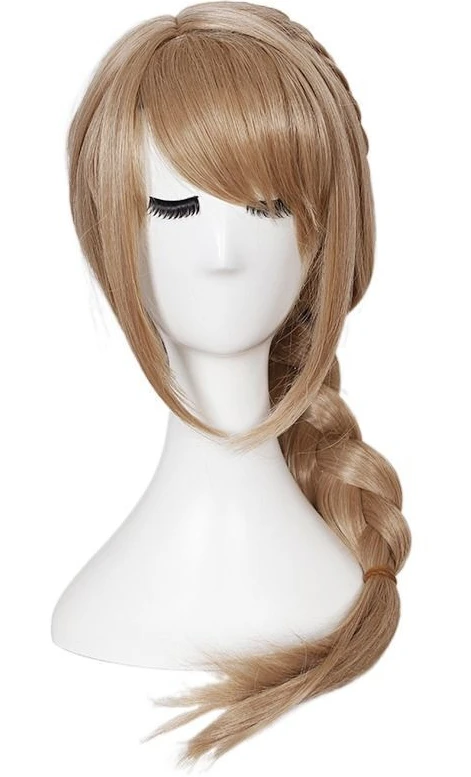 

Long Blonde Handcraft Braid Party Wig