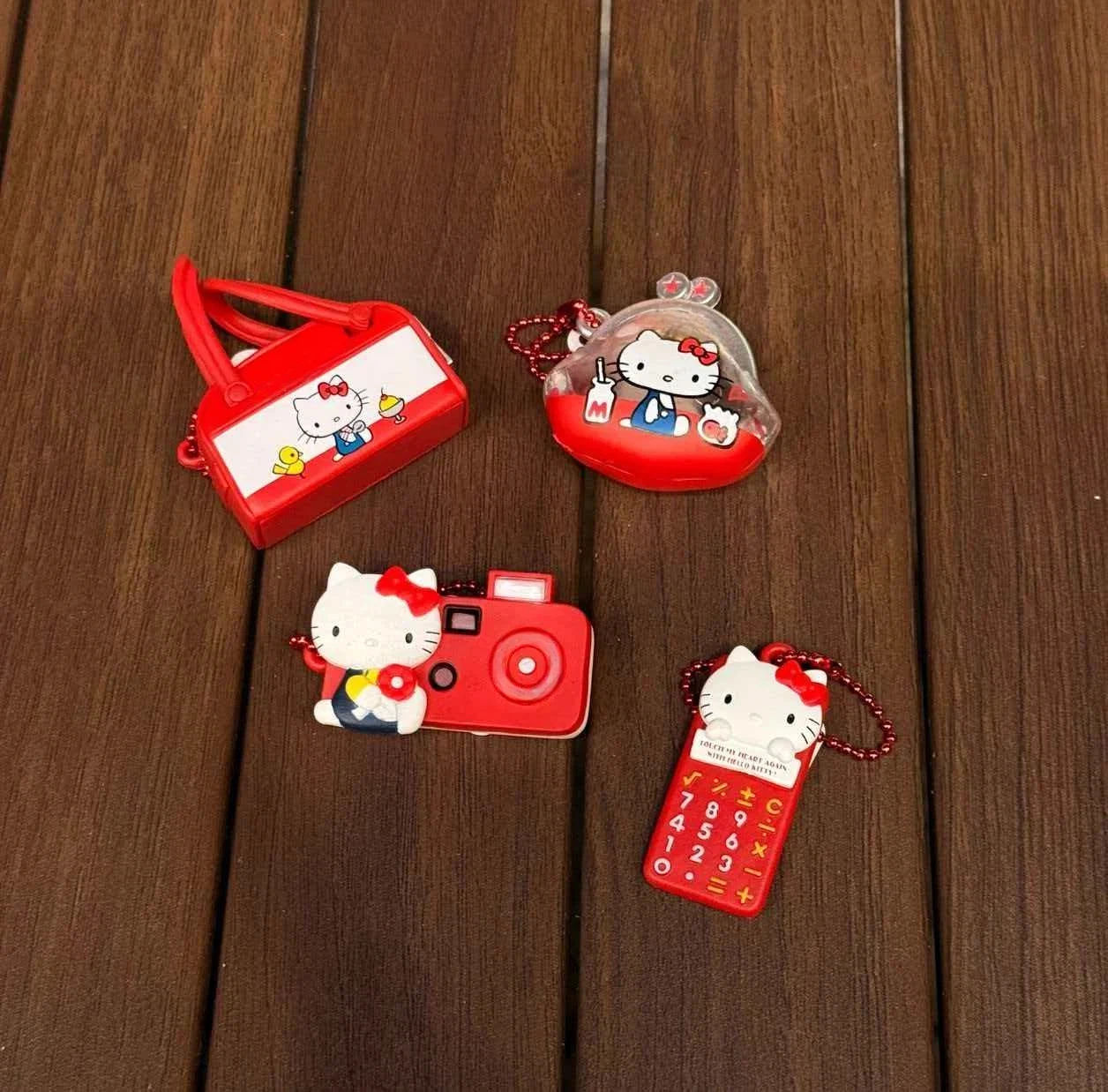 

New In Stock Kt Cat 50th Anniversary Blind Box Retro Coin Purse Phone Bag Camera Mini Figure Kawaii Keychain Pendant Fans Gift