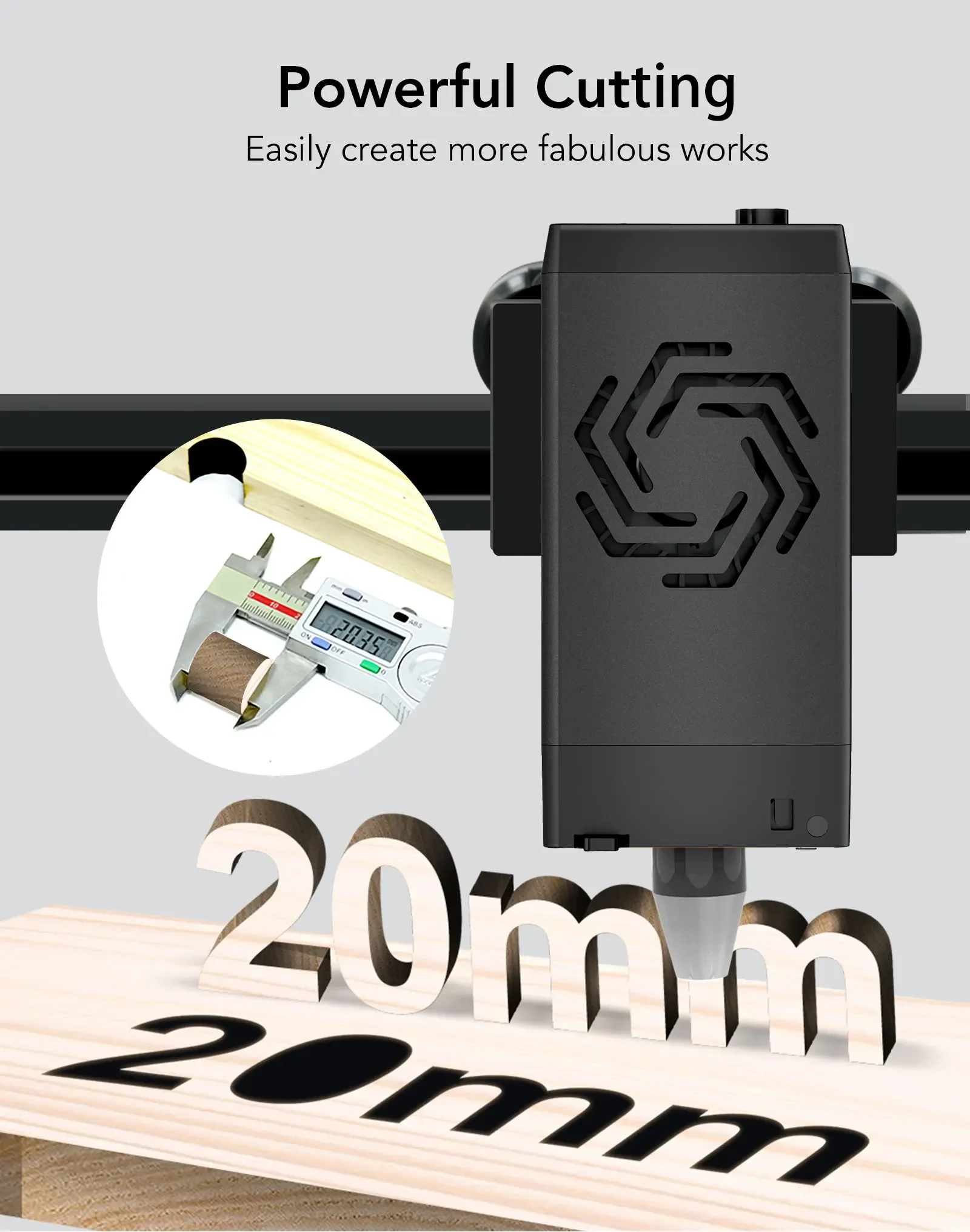 Ortur Laser Master 2 20W testa per incisore Laser per OLM2 S2 OLM2 Pro S2 Aufero 1 macchina per incisione e taglio CNC