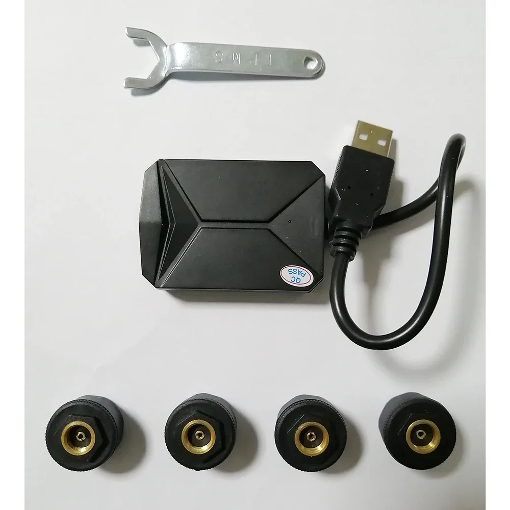 USB TPMS Tire Pressure Monitoring System Android TPMS Spare Tyre Internal External Sensor for Car Radio DVD Player