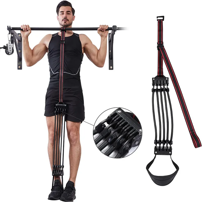 Heavy Duty Pull Up Assistance Bands Pullup Assist Bands with Feet Knee Support for Gym Chin-up Workout Body Stretching Training