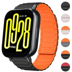 22mm Silicone Magnetic Strap For Redmi Watch 5 Active/5 Lite Sports Bracelet For Xiaomi Redmi Watch 3 Active/3 Lite Wrist Band