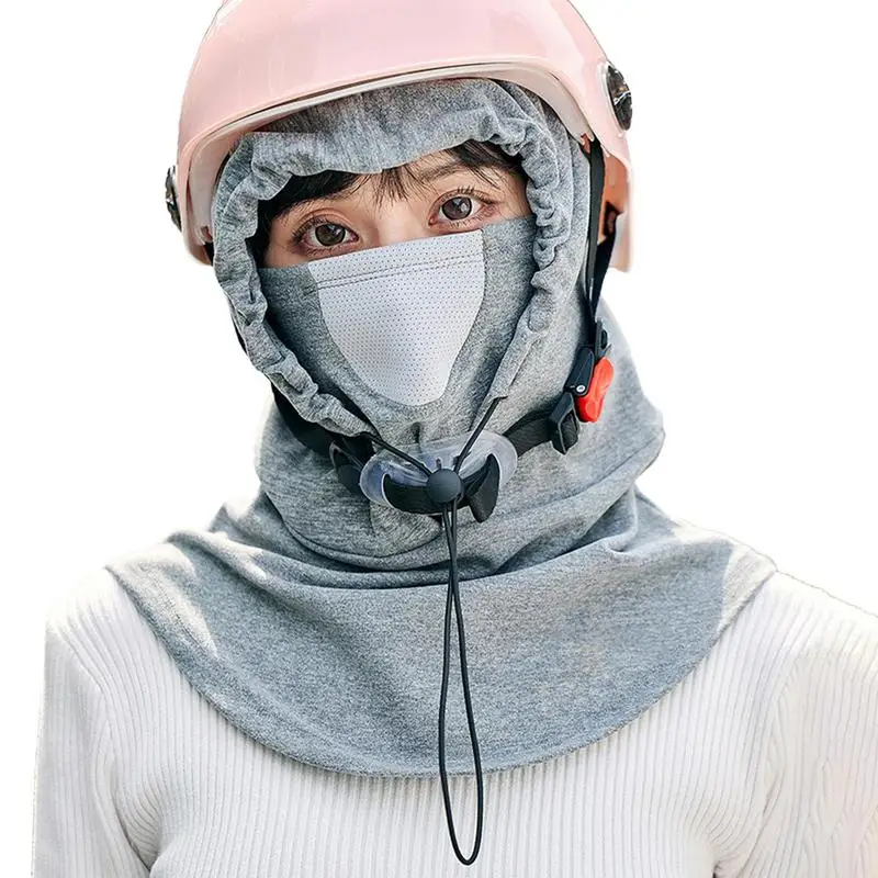 

Winter Cycling Face Cover Cold Weather Motorcycle Headwear Neck Gaiter Winter Scarf Thermal Adjustable Men Ski Winter Neck