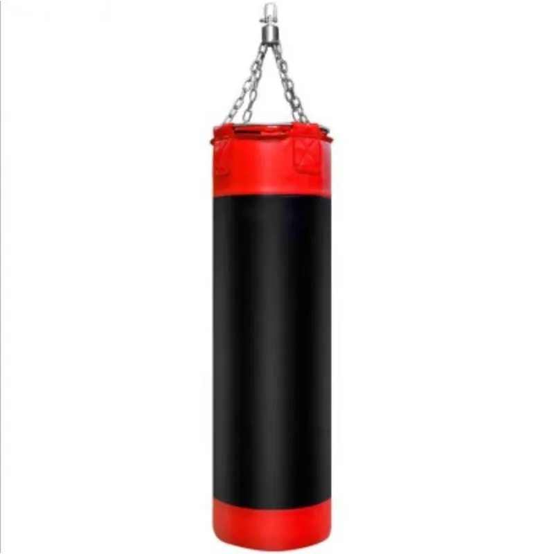 Gym Sports Equipment Heavy PU Leather Hanging Boxing Punching Bag