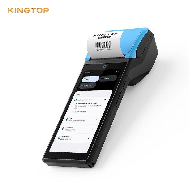Mobile Pos Handheld with NFC 4G POS Android 12 7.6V/2500mAh & Enhanced Customer Interaction for Logistics and Retail