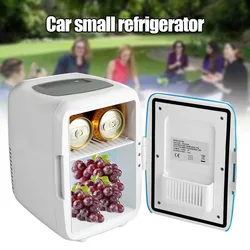 4L Mini Car Fridge Travel Freezer Portable Camping Driving Small Refrigerator Small Car Refrigerator Can be heated cooled