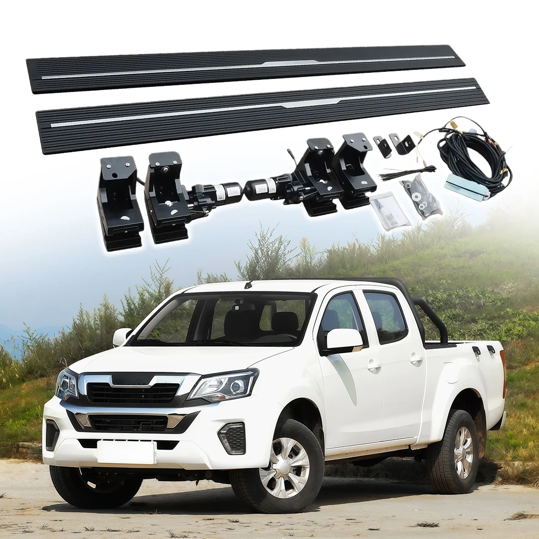 

Deployable Power Side Step Electric Running Boards fits for Isuzu Ruimai 2019-2025 2026 Powerstep Retractable Truck Steps