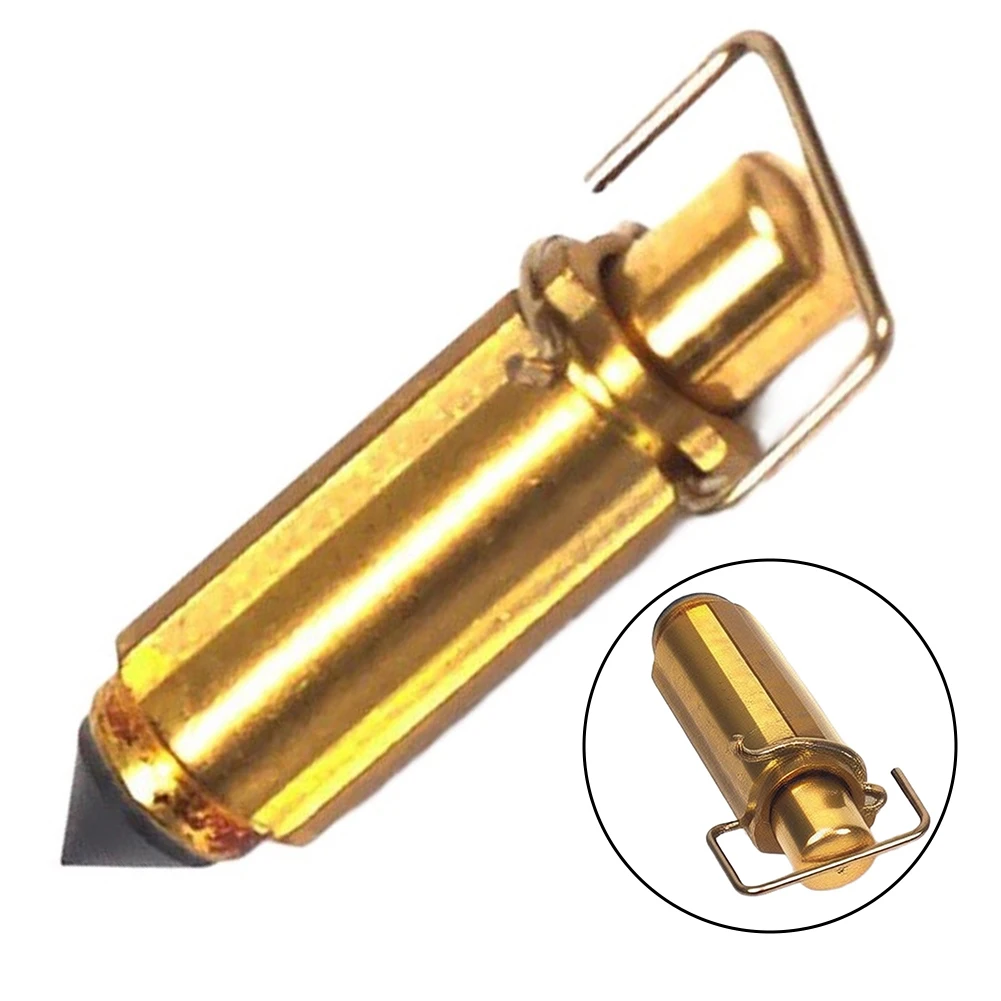/807706 /Float /Needle Valve Gold Metal Fuel Control Part For Lawn Mower Engine Carburetor Repair Replacement Accessory