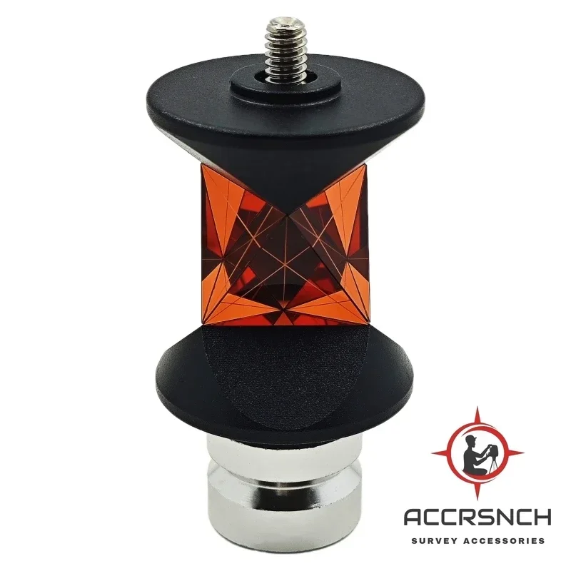 ACCR GRZ101S New Mini 360 Degree Prism with Adapter 5/8x11 Thread for Leica ATR Total-station Surveying Equipment Accessories