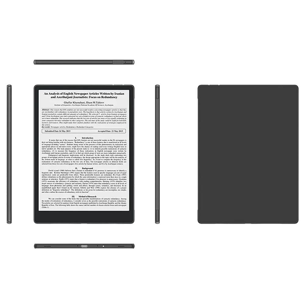 Customizable 8.2-inch E-reader With Android 11 Reading App 4GB + 64GB BT5.0 And E-paper Ink Screen PPI 300