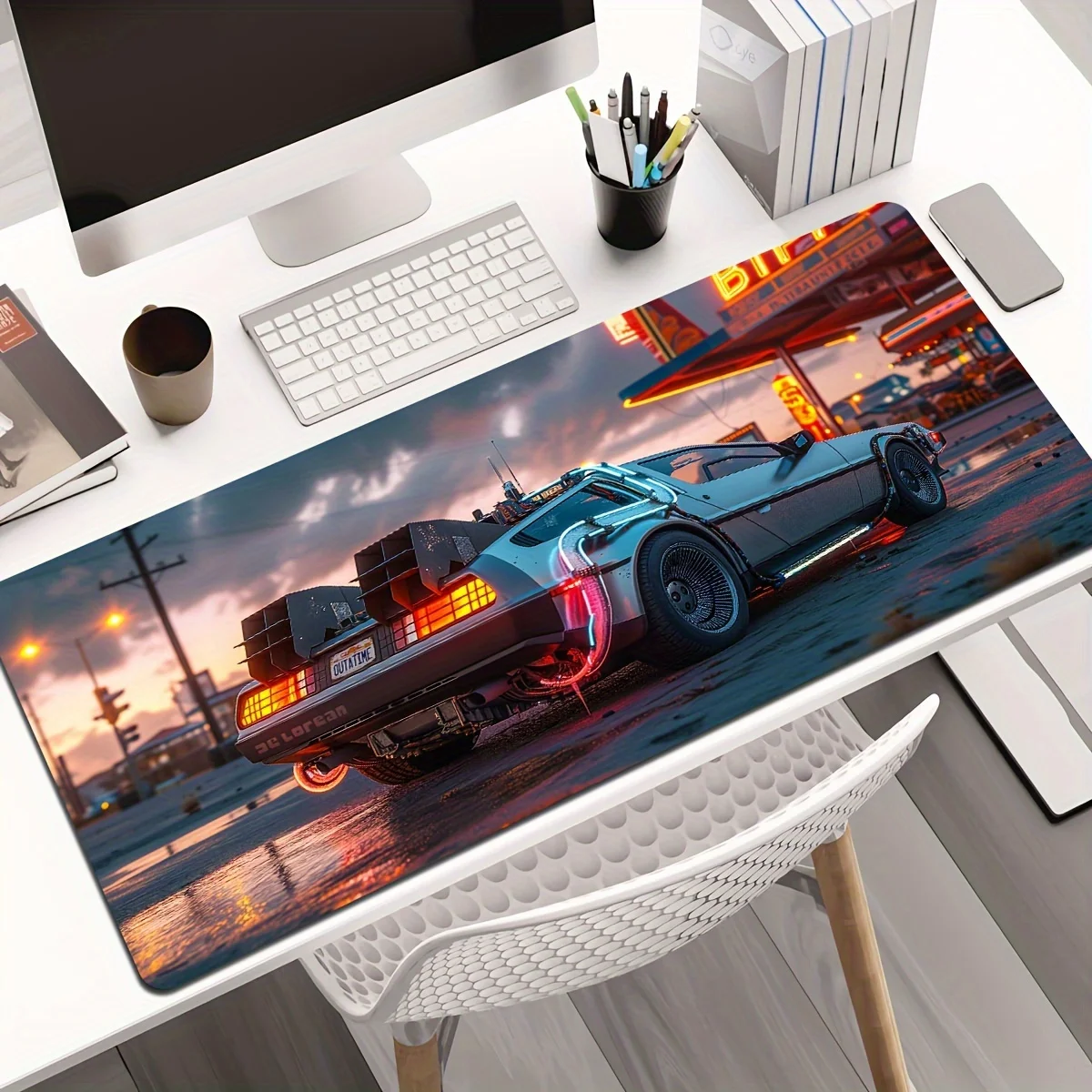 

Cool Auto Design Large Size Anti-slip Rubber Mouse pad XXL Computer Gaming accessories Keyboard Desktop Decorate Mat for Offices