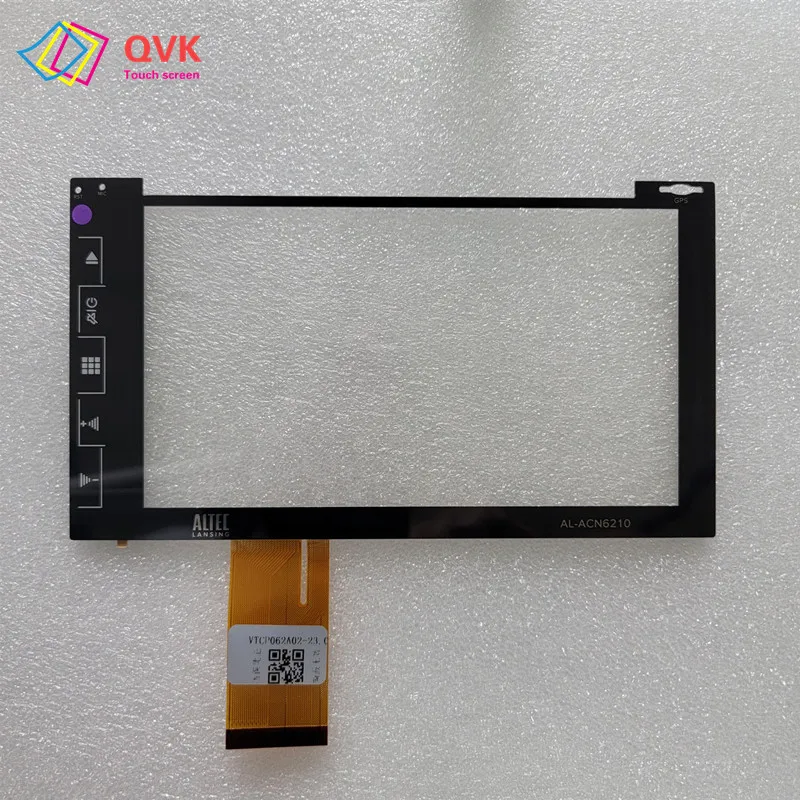 QVK 6.2 Inch New For ALTEC AL-ACN6210 Player Capacitive Touch Screen Digitizer Sensor