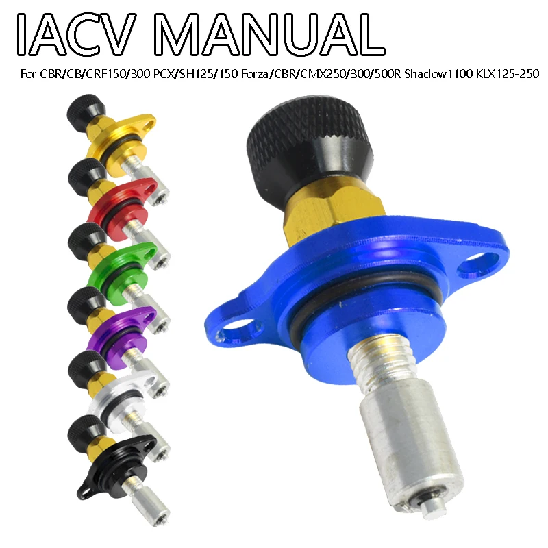 KENADA RACING IACV Idle Air Control Valve for CBR/CB/CRF150/300 PCX/SH125/150 Forza/CBR/CMX250/300/500R Shadow1100 KLX125-250