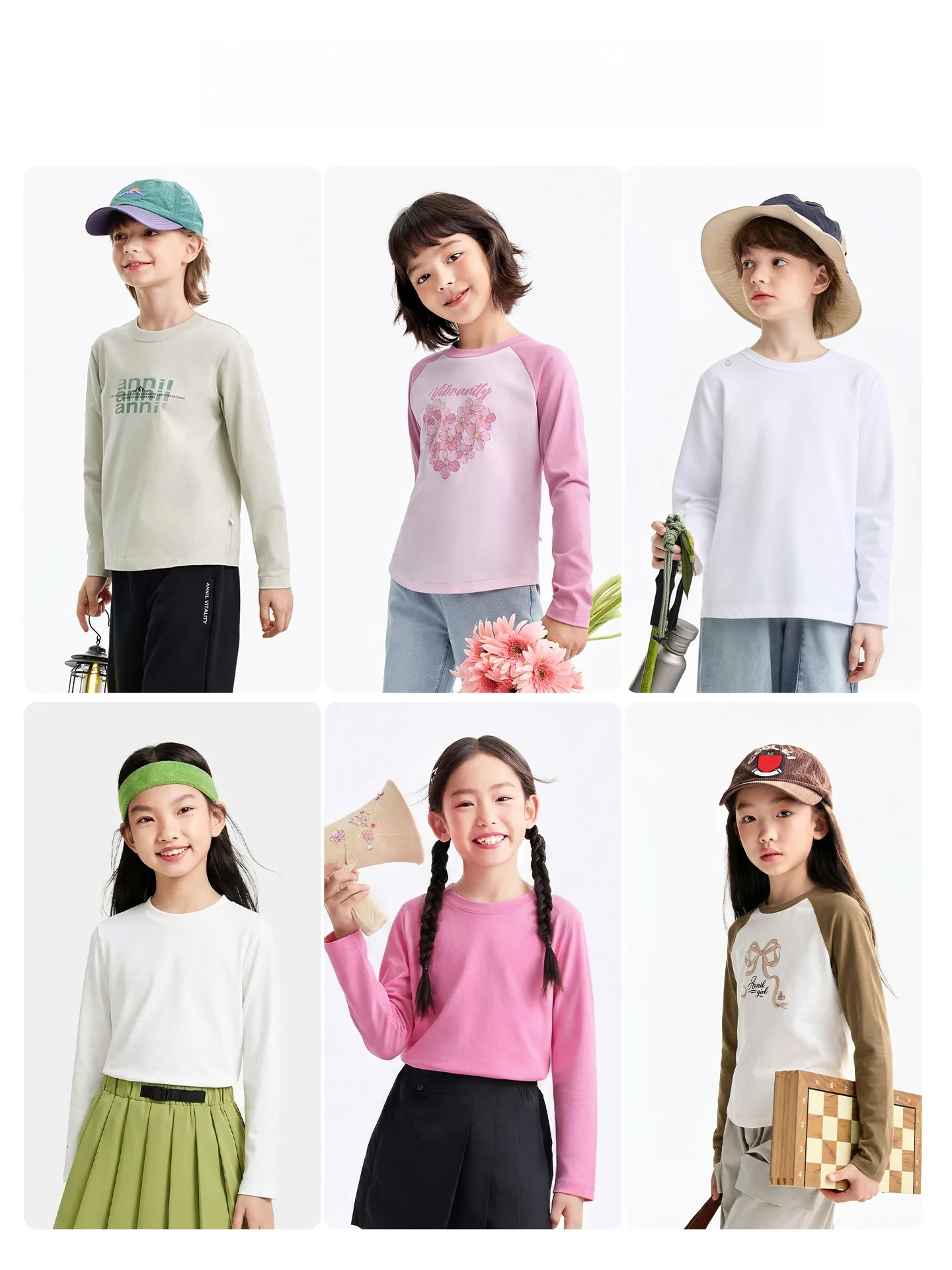 annil-kids-casual-long-sve-round-ne-t-irt-cotton-polyester-blend-skin-friendly-comfortable-breathable-children's-wear