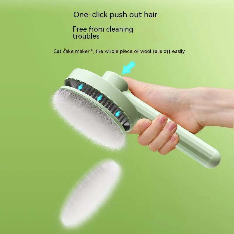 VZZ Pet Hair Remover Brush Cat Dogs Hair Comb Removes Comb Short Massager Pet Goods For Cats Dog Brush Accessories Supplies