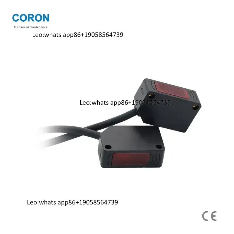GZ-T10 Small Square Type Through-Beam Photoelectric Sensor with 0-8m Detection Distance NPN Output IP65 ABS Housing