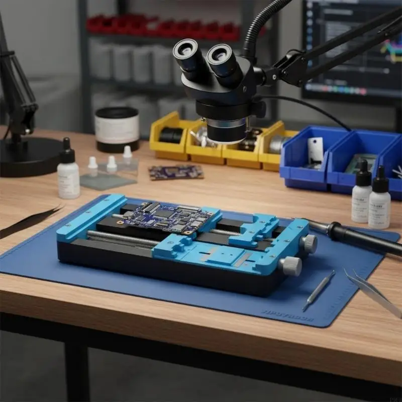 

P9FB Multifunction Board Holder Adjustable Fixture For Mobile Phone Motherboards Repair Tool Electronics Maintenance