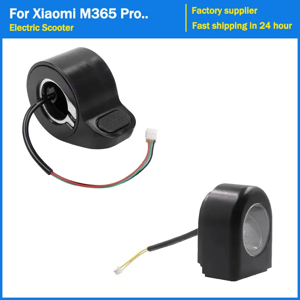Elektrische Roller Gas Daumen Scheinwerfer Licht Kit für Xiaomi M365 Pro Roller Finger Gas Zifferblatt M365 Beschleuniger Front Lampe