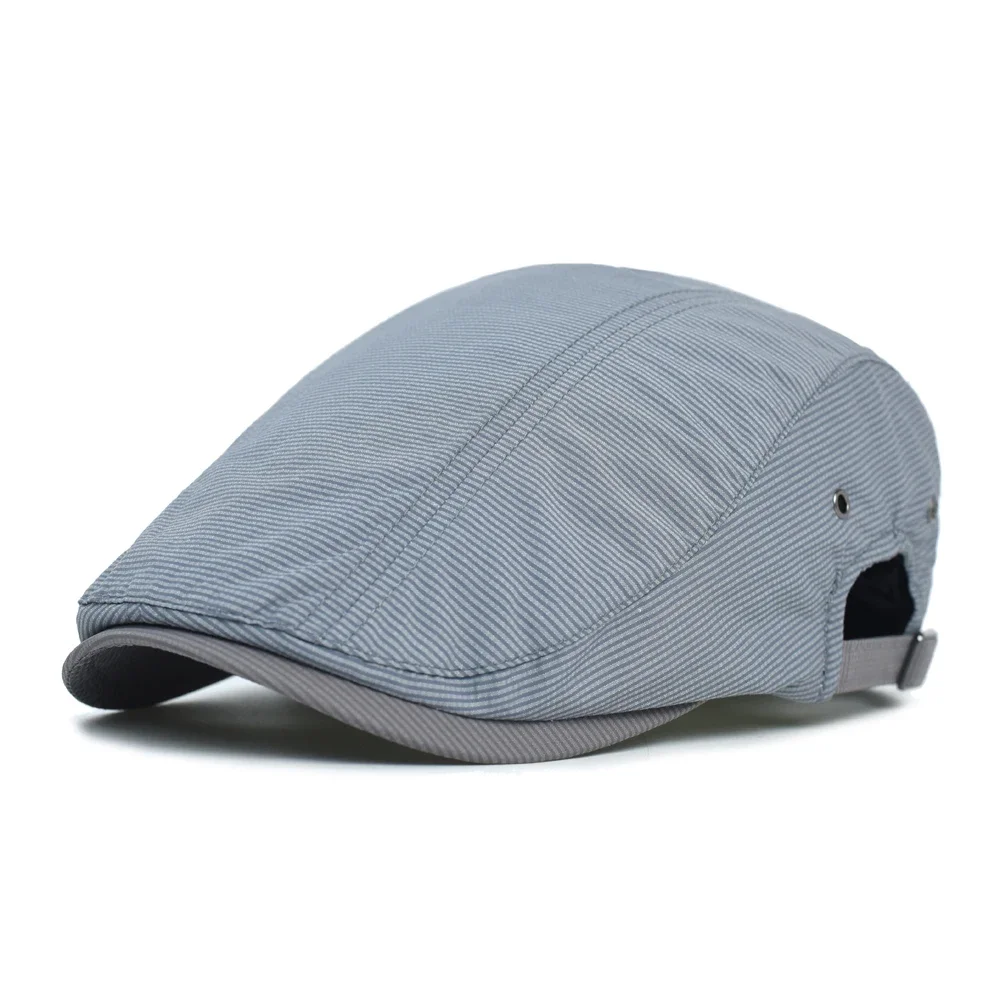 

Spring Summer Quick drying Newsboy Caps Men Woman Breathable Fashion Casual Beret Flat Ivy Cap Soft Solid Driving Peaked Cap