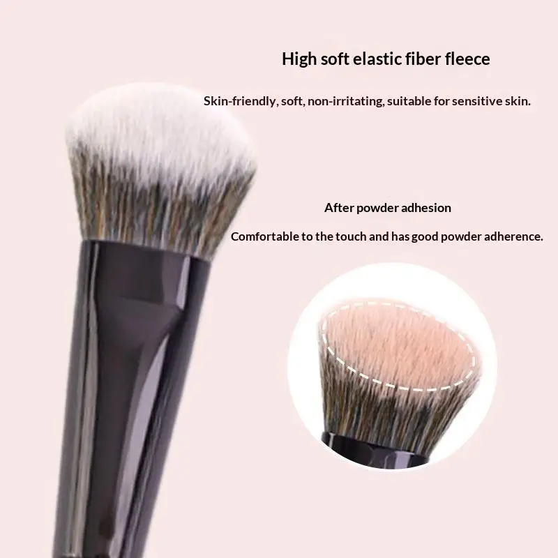 1Pcs Cream Liquid Blush Makeup Brushes Slope Blusher Brush Powder Blush Flat Small Precise Blush Brush Makeup Tools