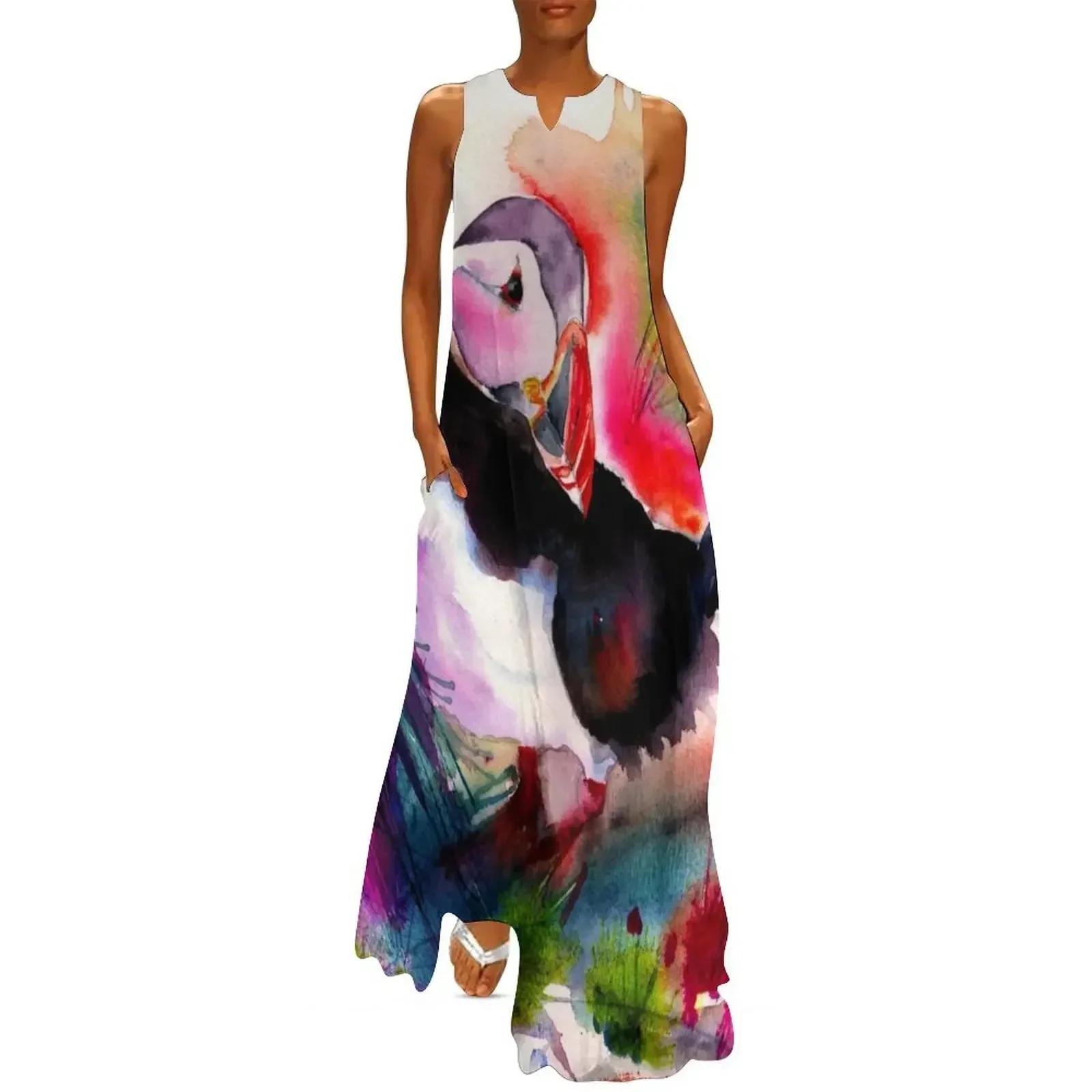 

Puffin Long Dress elegant guest wedding dress beach dress wedding dresses for parties chic and elegant woman