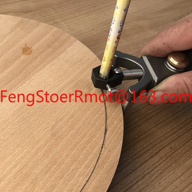 Woodworking Scribe Carpenter Arc Straight Line Dual-purpose Scribe DIY Creative Tools European Scribe
