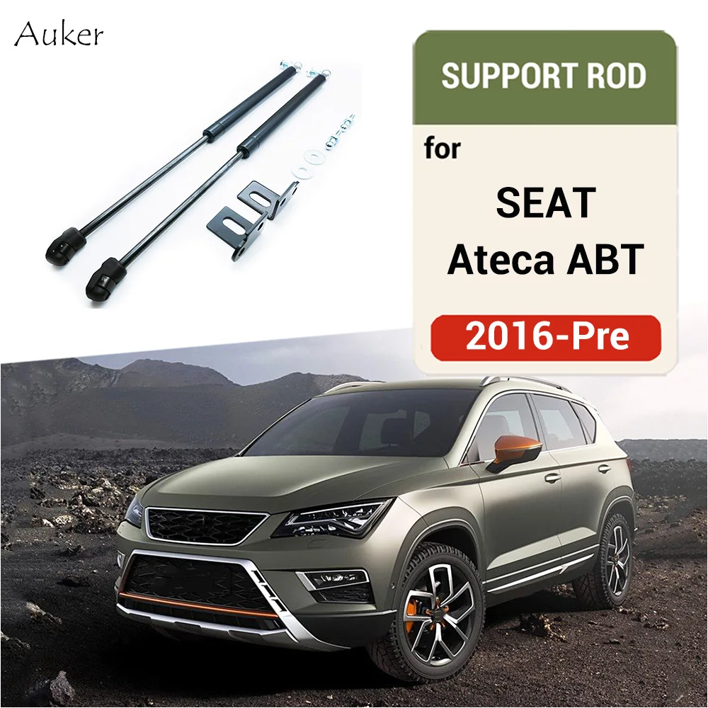 Dla SEAT Ateca 2016-2025 Refit maska ​​sprężyna gazowa amortyzator wspornik rozpórki wspornik pręt stylizacja samochodu