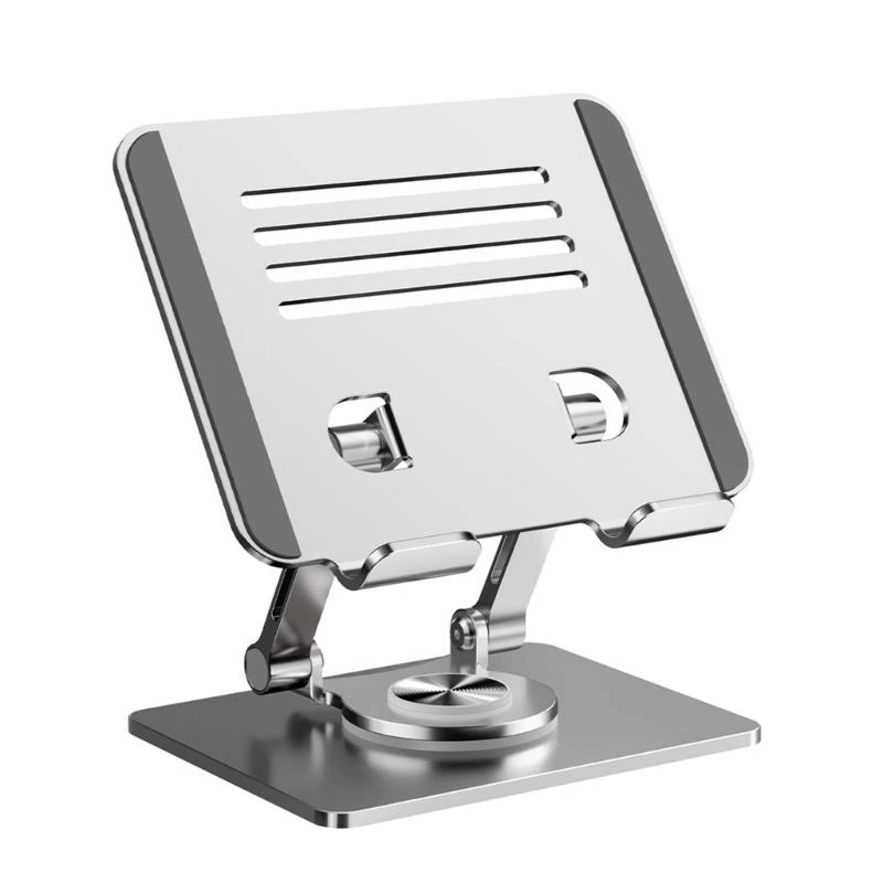 

D7YC Tablet Holder Stand 360 Degree Rotatable Portable Foldable Desktop Bracket Support For Tablet Laptop Desktop Holder