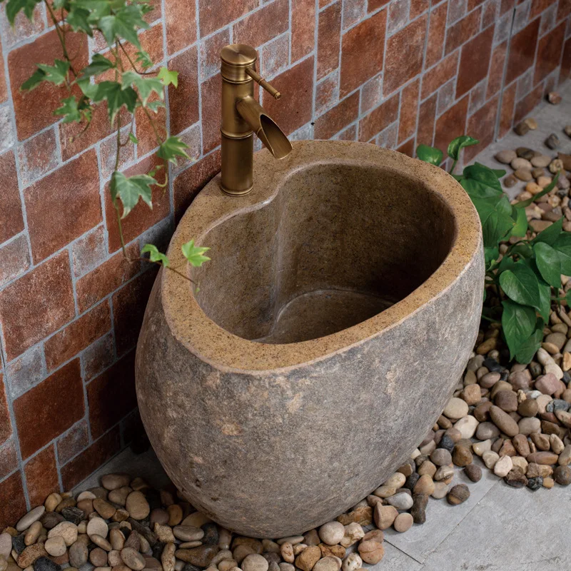 

DSA original whole stone vintage mop pool pier mop pool courtyard outdoor garden art pool sink