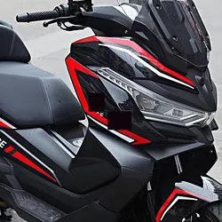 Almohadillas antideslizantes para tanque de combustible de motocicleta LONCIN VOGE WUJI SR4 Max 350T, Protector de pegatina de tracción, agarre de rodilla de Gas
