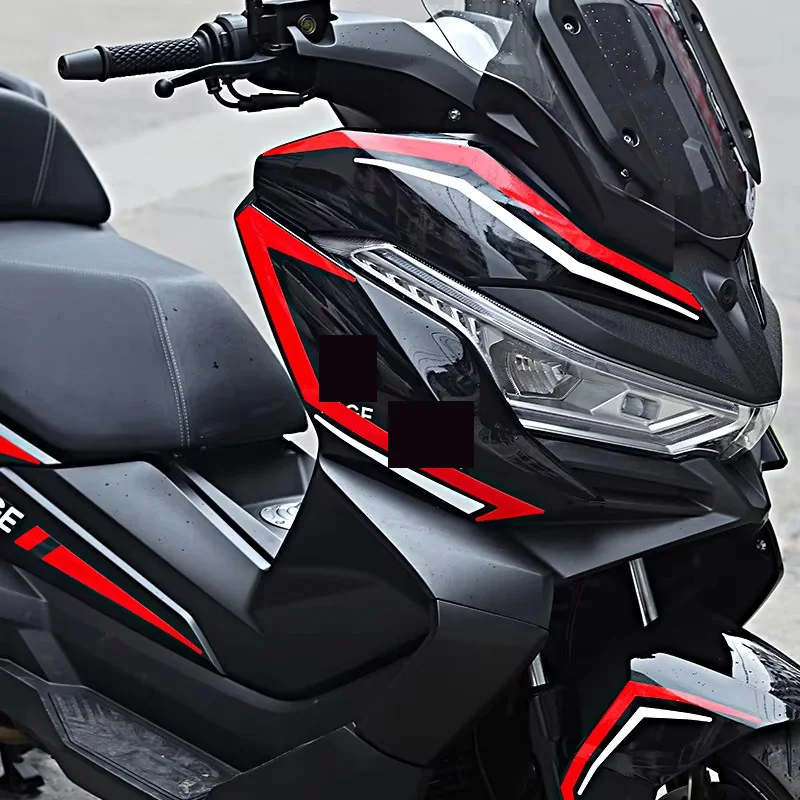 Antypoślizgowe podkładki pod zbiornik paliwa dla loncina VOGE uji SR4 Max 350T, akcesoria motocyklowe, uchwyt kolanowy gazu, ochraniacz w formie naklejki