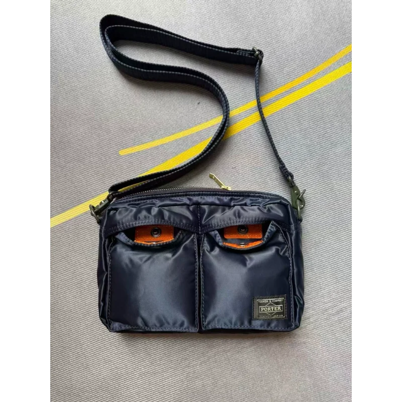 Porter Tanker 23*14*5cm Men Small Sling Bag Nylon Casual Daily Sports Outdoor Travel School Crossbody Commuter Storage Bag