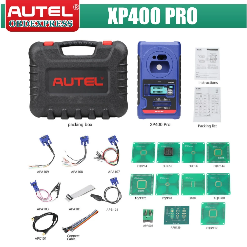 Autel XP400 PRO Key and Chip Programmer Used with Autel IM508/IM608/IM608PRO/IM100/IM600, Upgraded Version of XP400