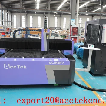 Metal cutting CNC 1530W fiber laser cutting machine with Raycus laser 1000