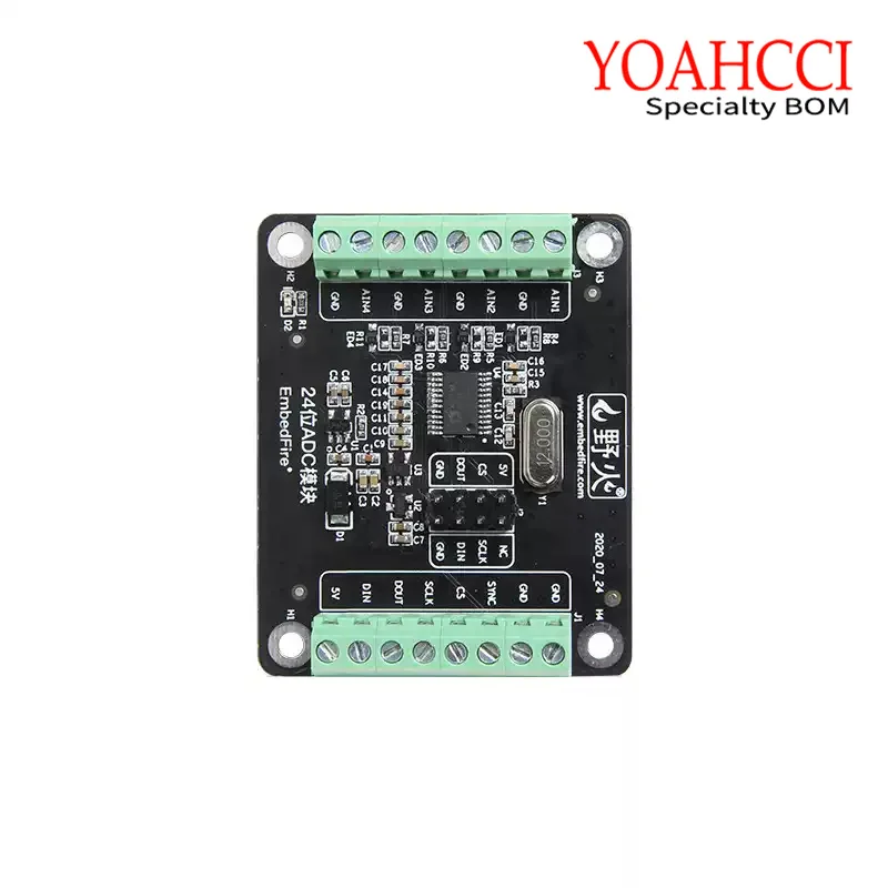 ad7192-carte-d'acquisition-de-donnees-adc-haute-precision-24-bits-module-de-conversion-analogique-numerique-10ma-±-33v