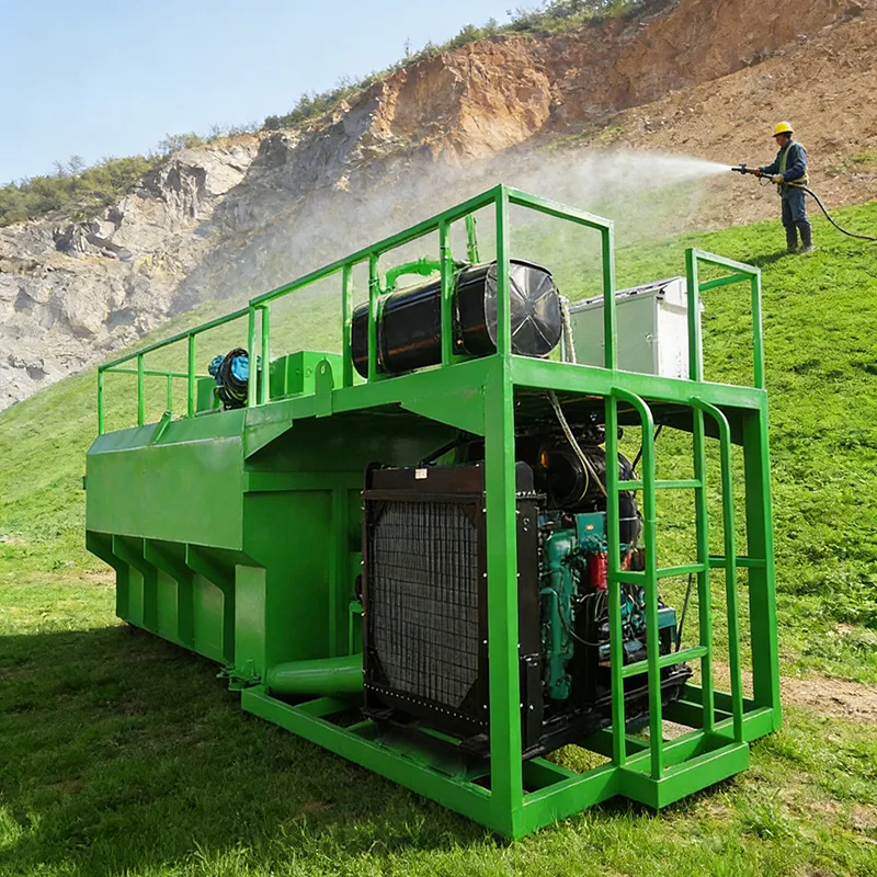 Machine d'hydrosemeur personnalisée pour les pelouses des terrains de golf et l'aménagement paysager municipal, dispositif efficace de pulvérisation de graines de gazon