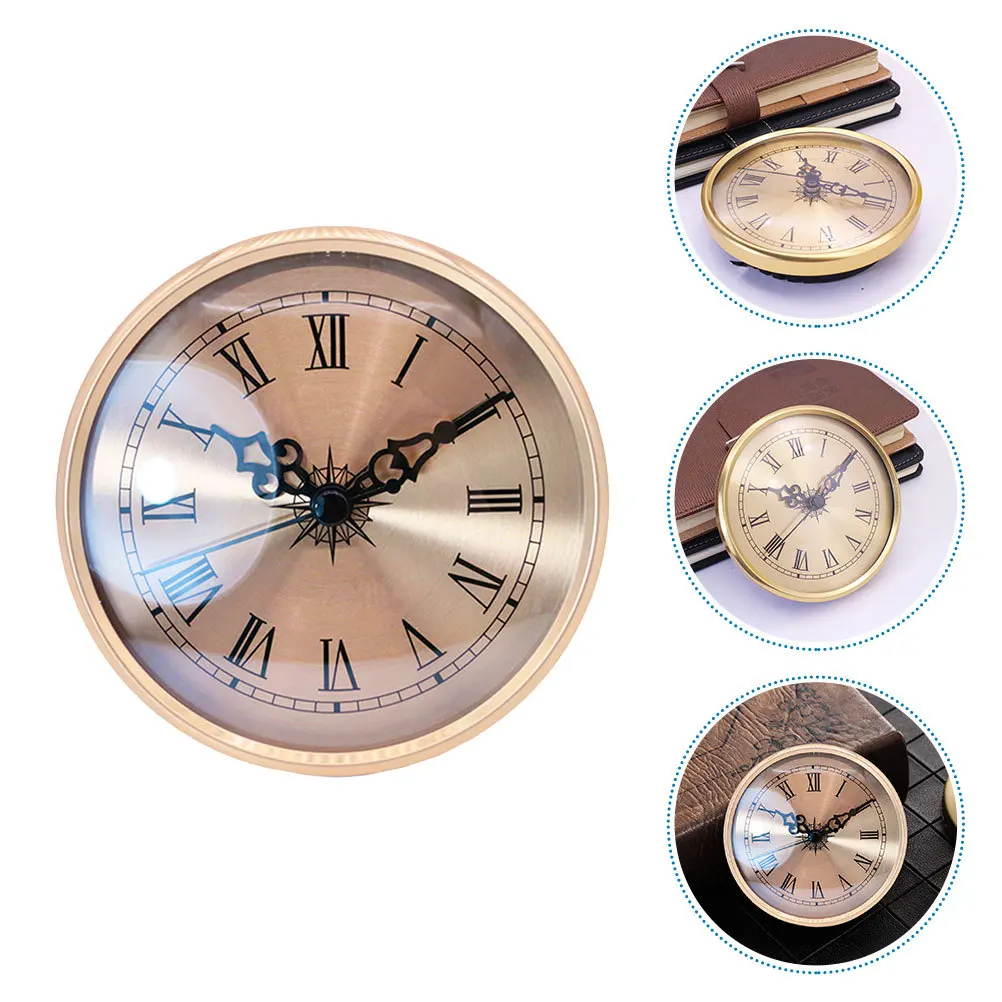

1 set Silent Wall Clock Retro Metal Quartz Decorative Diy Mute Clock For Home Office Living Room Bedroom Kitchen Decoration